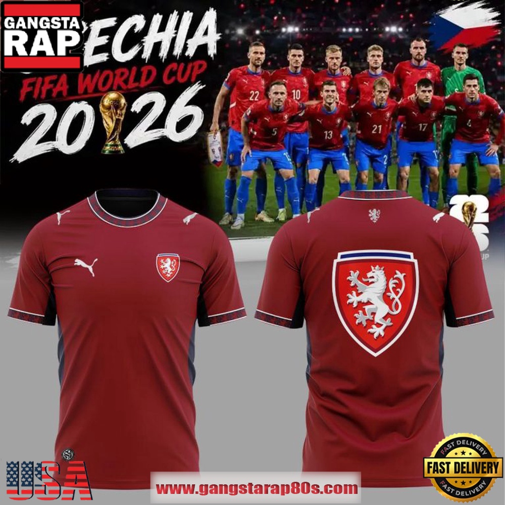 Czech Republic National Team FIFA World Cup 2026 3D Shirt Czech Republic National Team FIFA World Cup 2026 3D Shirt