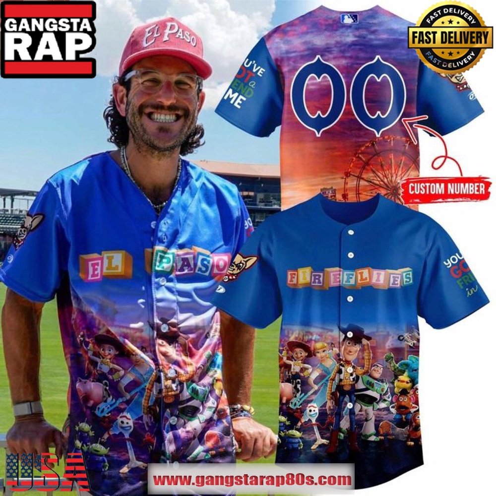 El Paso Chihuahuas x Toy Story Night 2026 Custom Number Baseball Jersey El Paso Chihuahuas x Toy Story Night 2026 Custom Number Baseball Jersey