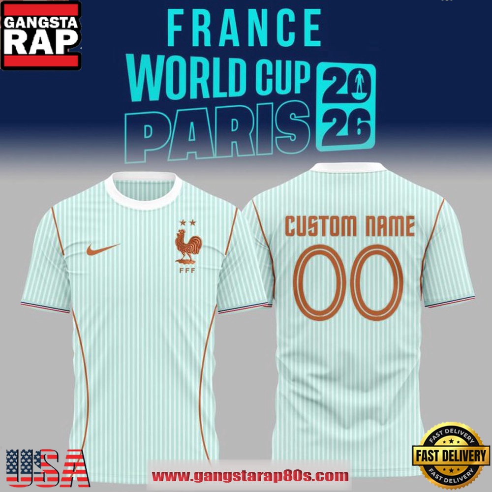 France World Cup 2026 National Team Uniform Custom T Shirt France World Cup 2026 National Team Uniform Custom T Shirt