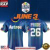 Houston Astros Pride Night 2026 Custom Baseball Jersey