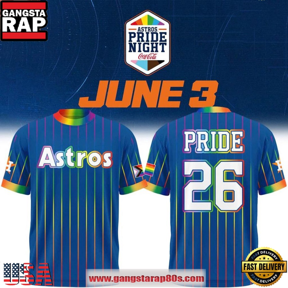 Houston Astros Pride Night 2026 T Shirt