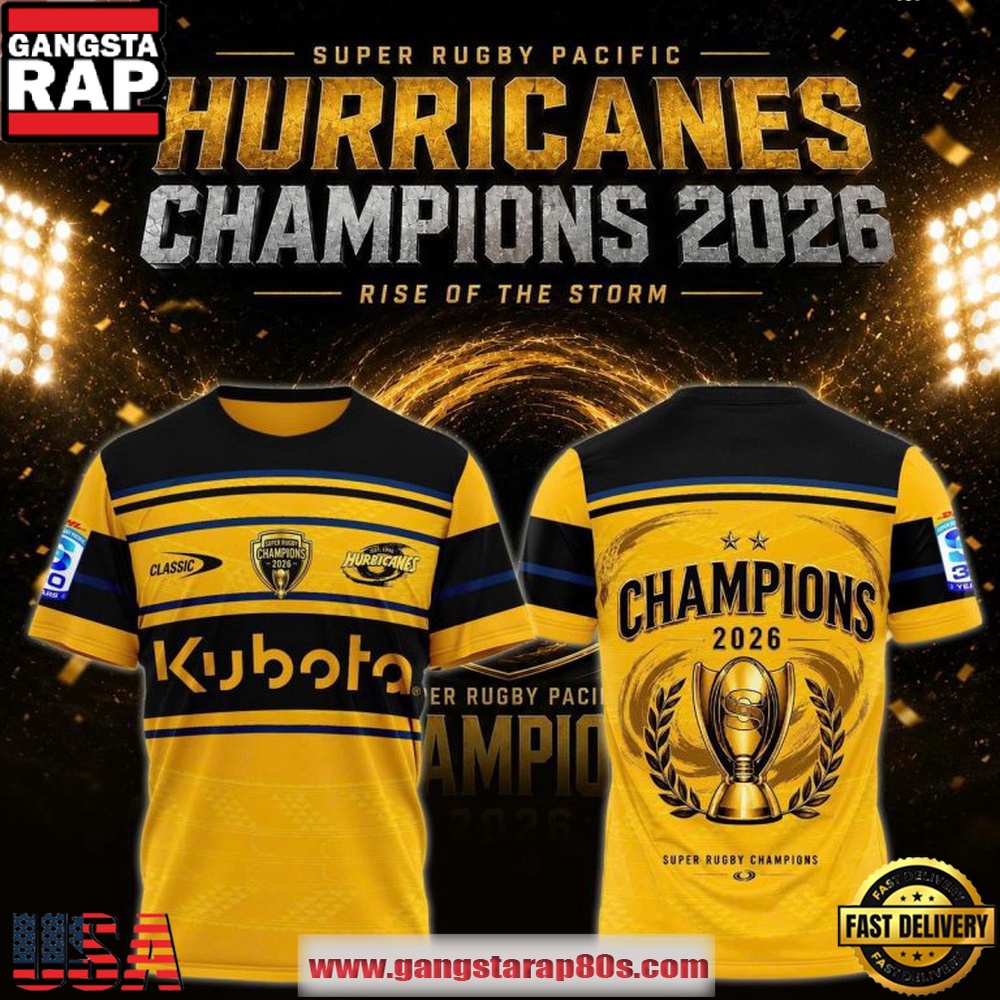 Hurricanes Rugby 2026 Super Rugby Pacific Title Champions T Shirt Hurricanes Rugby 2026 Super Rugby Pacific Title Champions T Shirt
