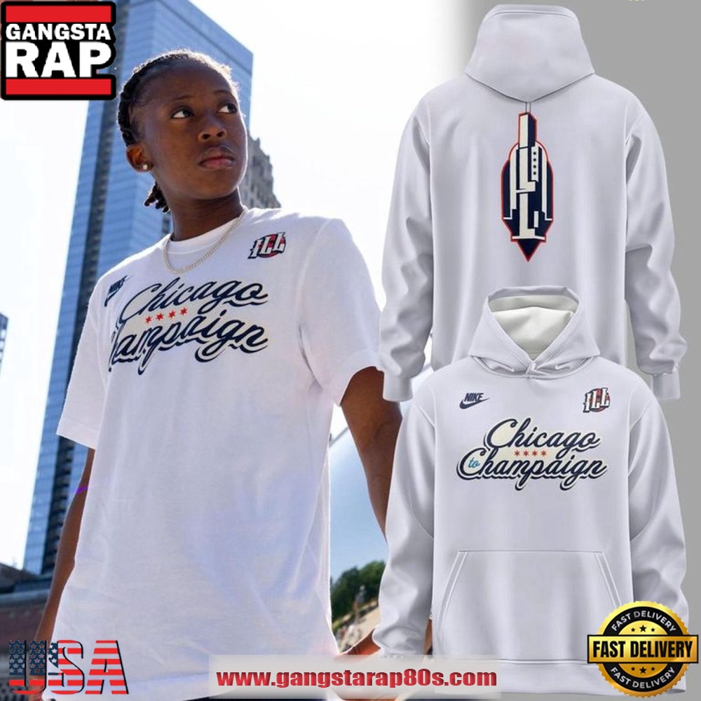 Illinois Fighting Illini 2026 Chicago to Champaign Unisex Hoodie Illinois Fighting Illini 2026 Chicago to Champaign Unisex Hoodie