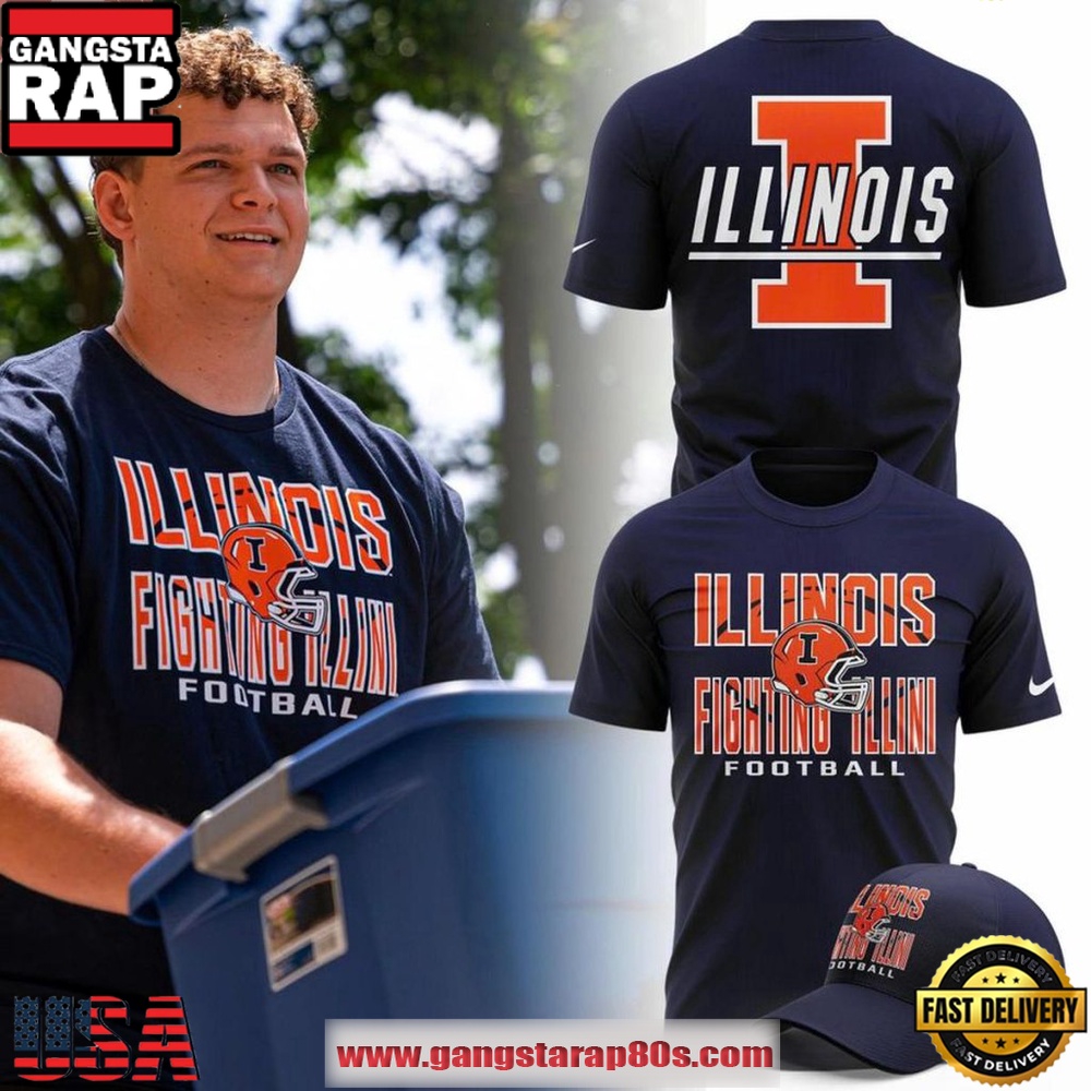Illinois Fighting Illini 2026 Navy T Shirt