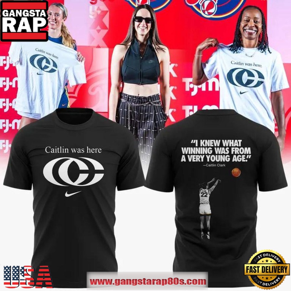 Indiana Fever x Caitlin Clark 2026 Caitlin Was Here Signature Logo 3D T Shirt