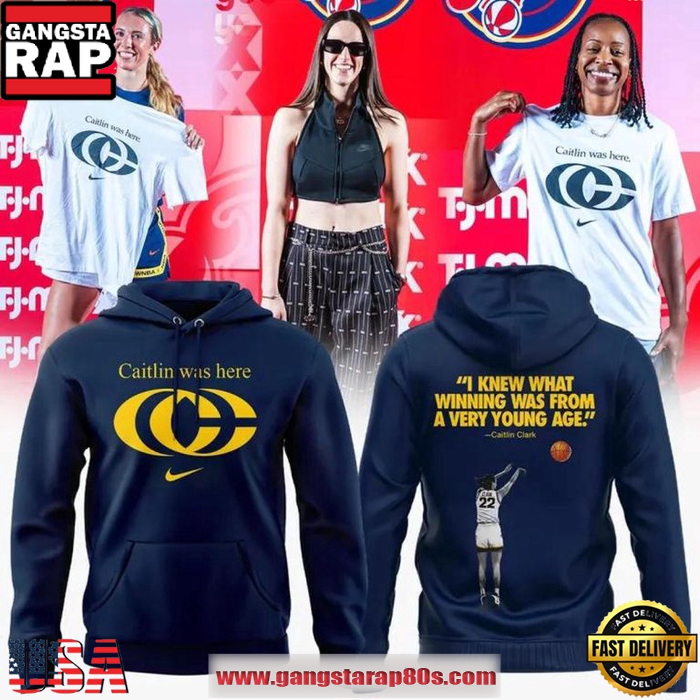Indiana Fever x Caitlin Clark 2026 Caitlin Was Here Signature Logo Hoodie
