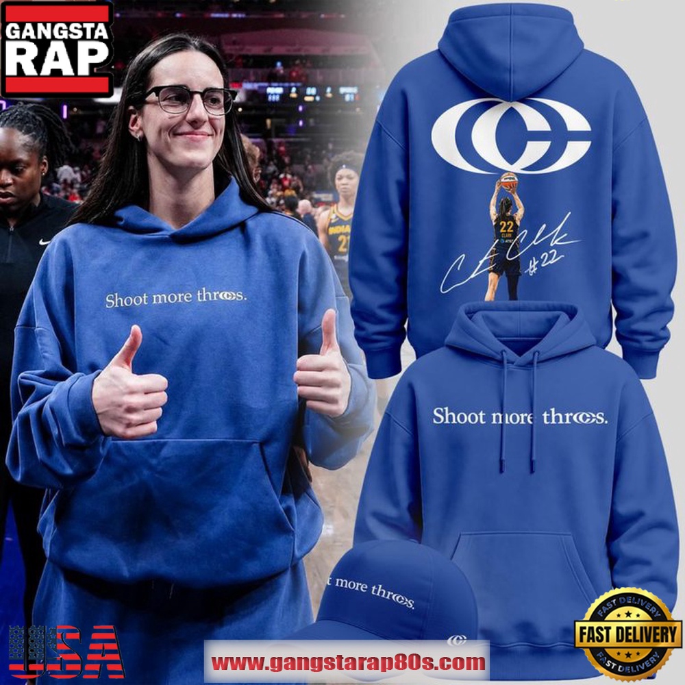 Indiana Fever x Caitlin Clark 2026 Limited Edition Shoot More Threes New Logo Hoodie
