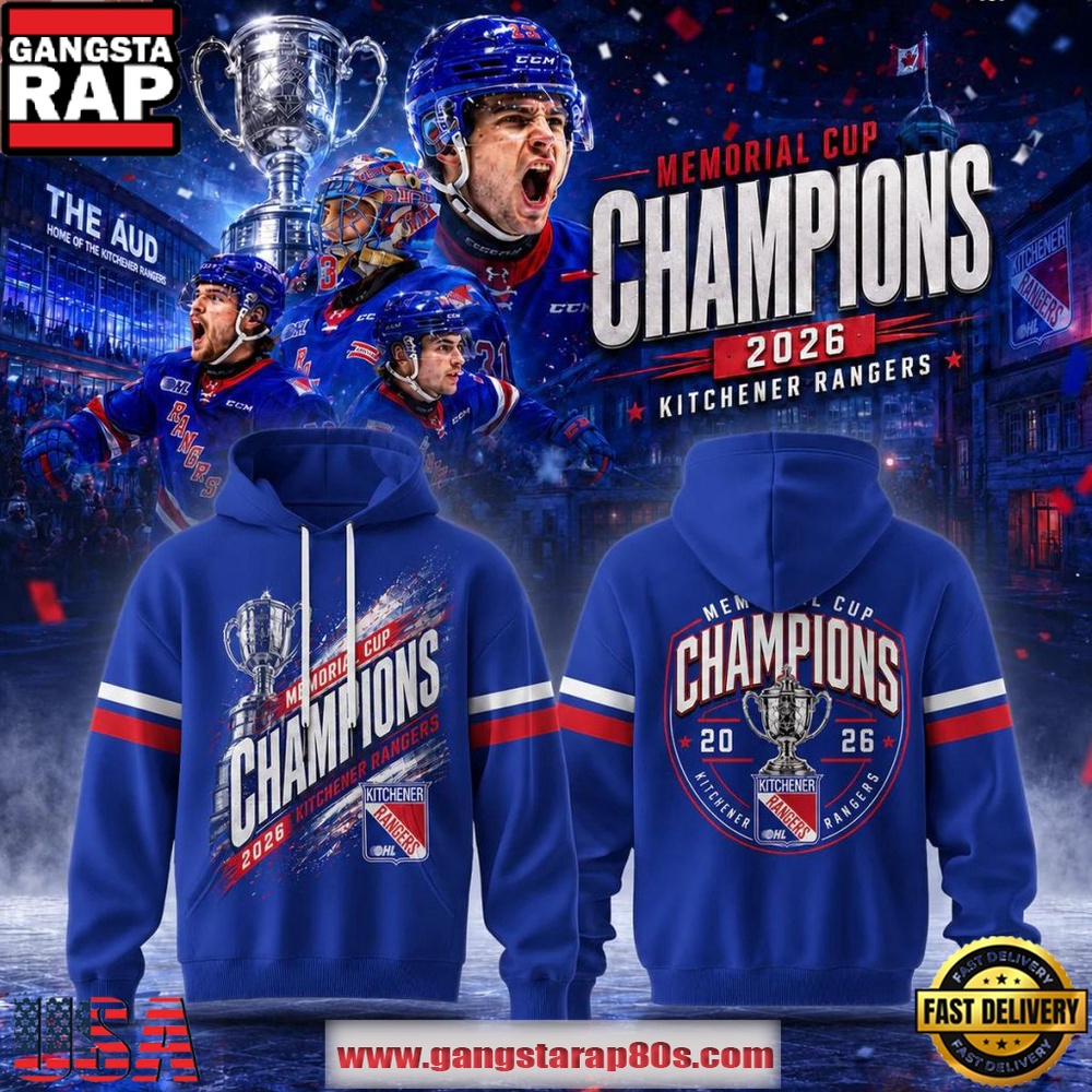 Kitchener Rangers 2026 Champions Memorial Cup Limited Edition Hoodie Shirt