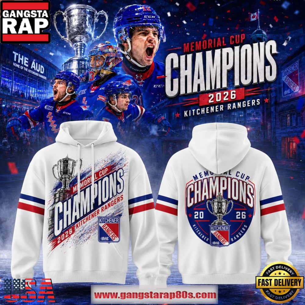 Kitchener Rangers 2026 Champions Memorial Cup Limited Edition Hoodie