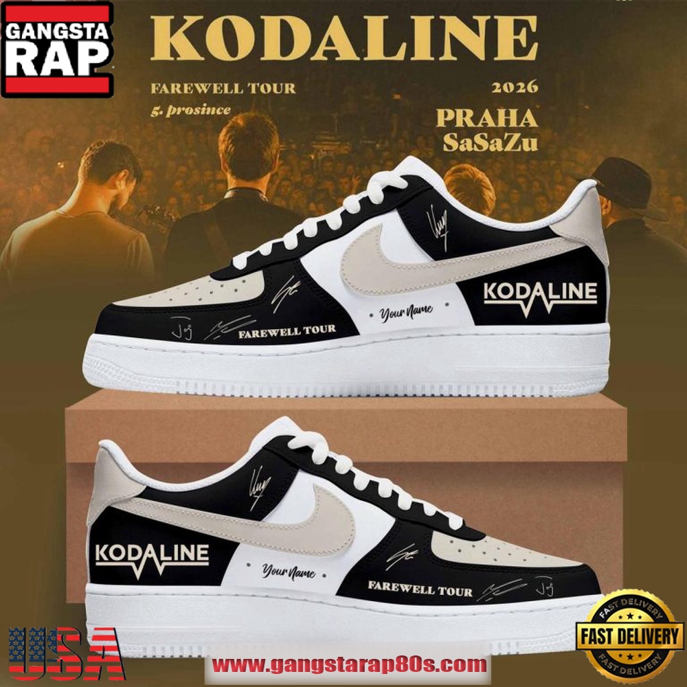 Kodaline Farewell Tour 2026 Custom Name Air Force 1 Sneakers Shoes Kodaline Farewell Tour 2026 Custom Name Air Force 1 Sneakers Shoes