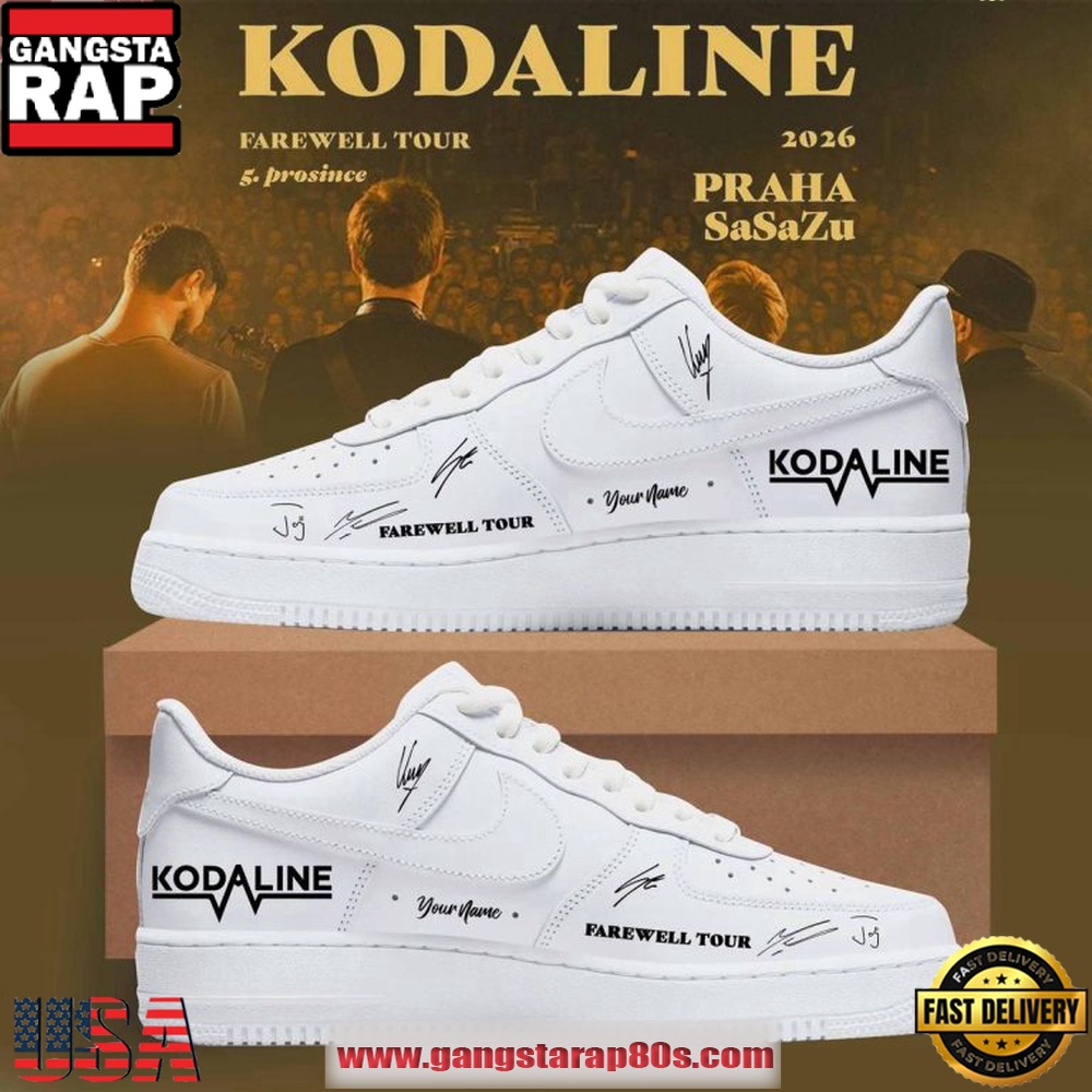 Kodaline Farewell Tour 2026 Custom Nike Air Force 1 Sneakers Shoes Kodaline Farewell Tour 2026 Custom Nike Air Force 1 Sneakers Shoes