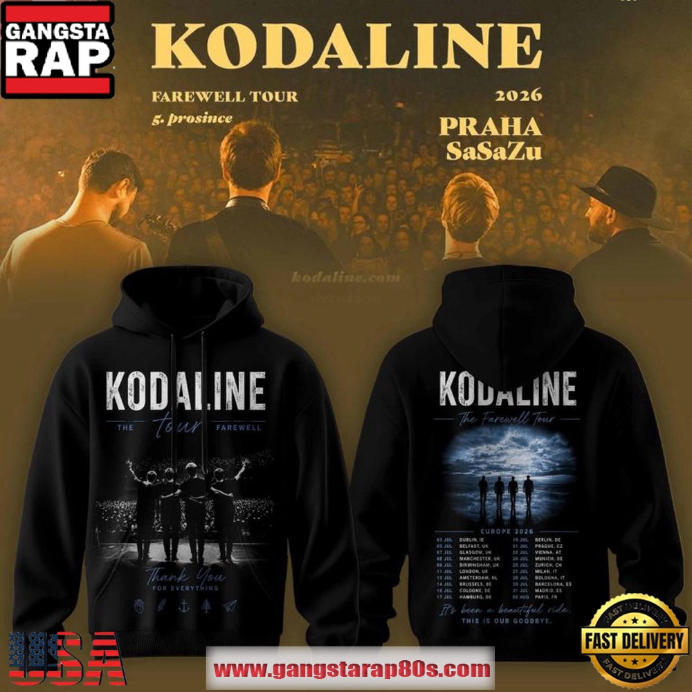 Kodaline Farewell Tour 2026 This Is Our Goodbye All Over Print Hoodie