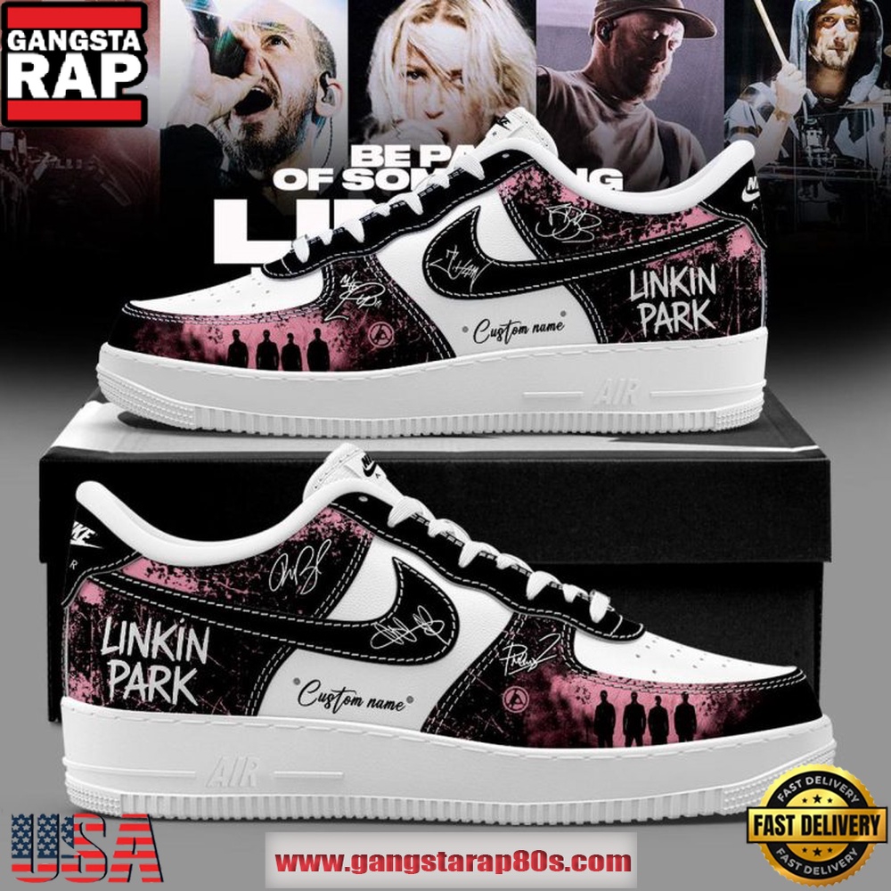 Linkin Park From Zero World Tour 2026 Signature Custom Name Air Force 1 Sneakers Shoes