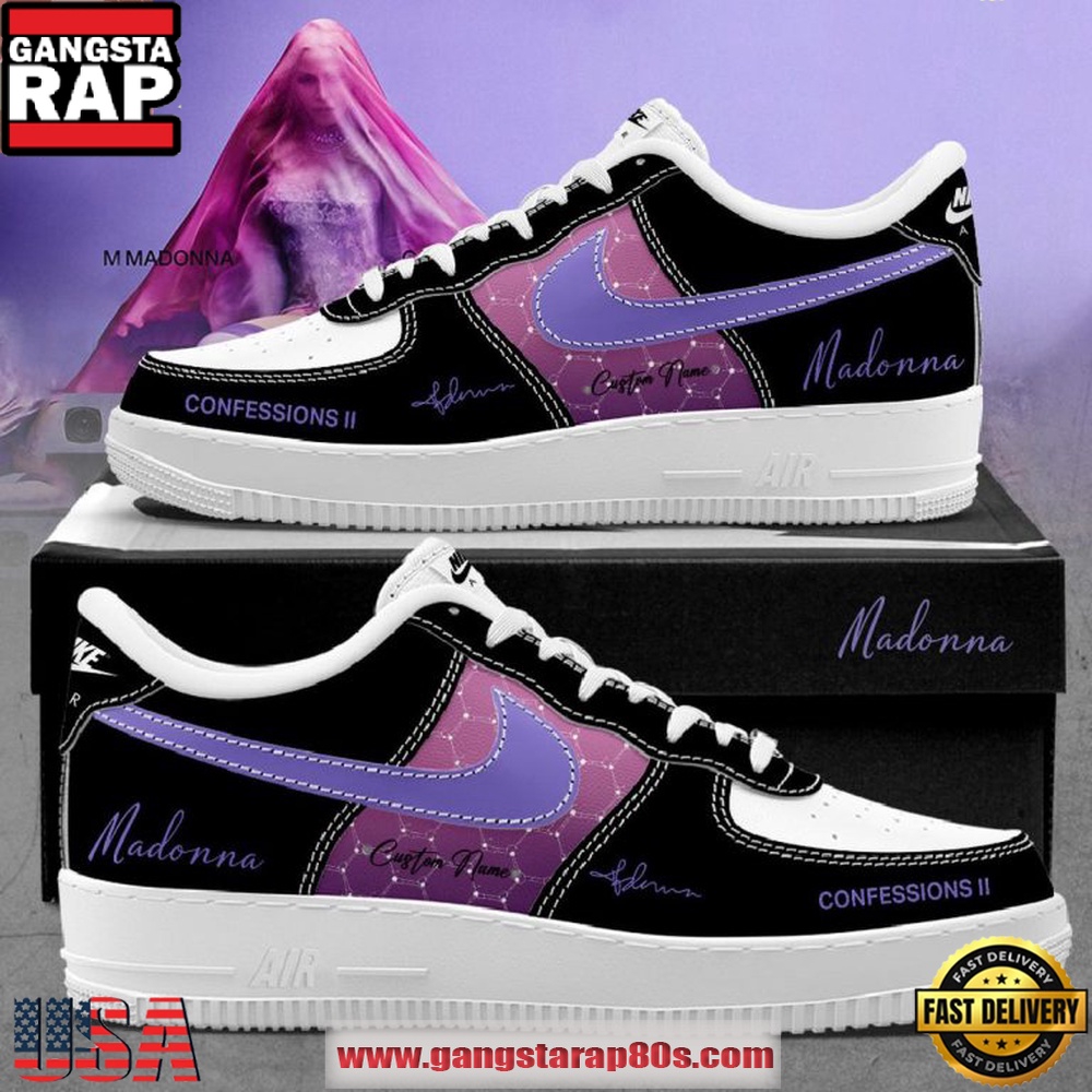 Madonna Confessions II 2026 On A Dance Floor Custom Name Air Force 1 Low Top Shoes