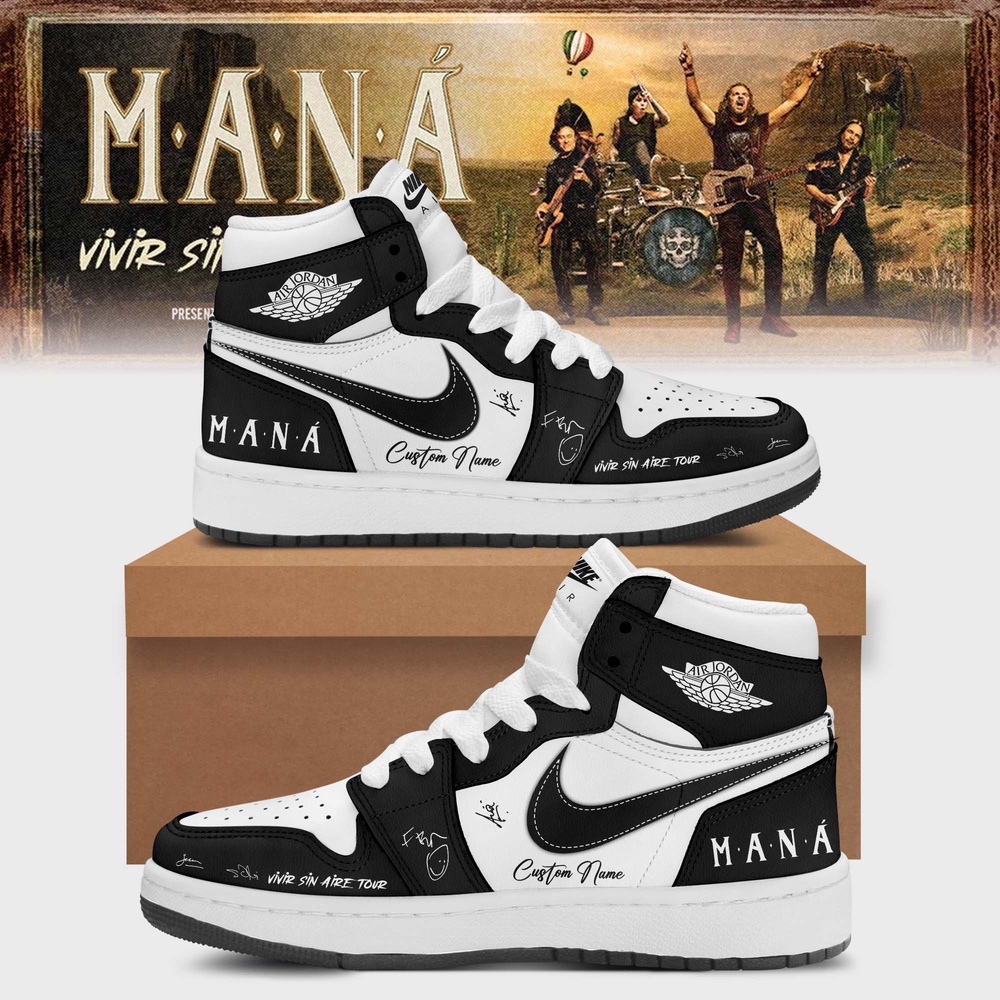 Mana Vivir Sin Aire Tour 2026 Signature Black Air Jordan 1