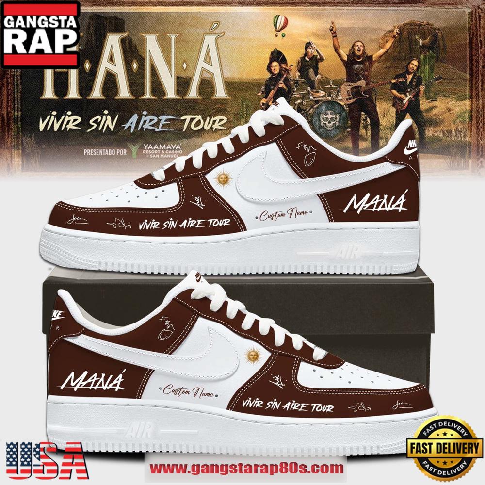 Custom Mana Vivir Sin Aire Tour 2026 Signature Limited Air Force 1 Shoes Running Sneakers Custom Mana Vivir Sin Aire Tour 2026 Signature Limited Air Force 1 Shoes Running Sneakers