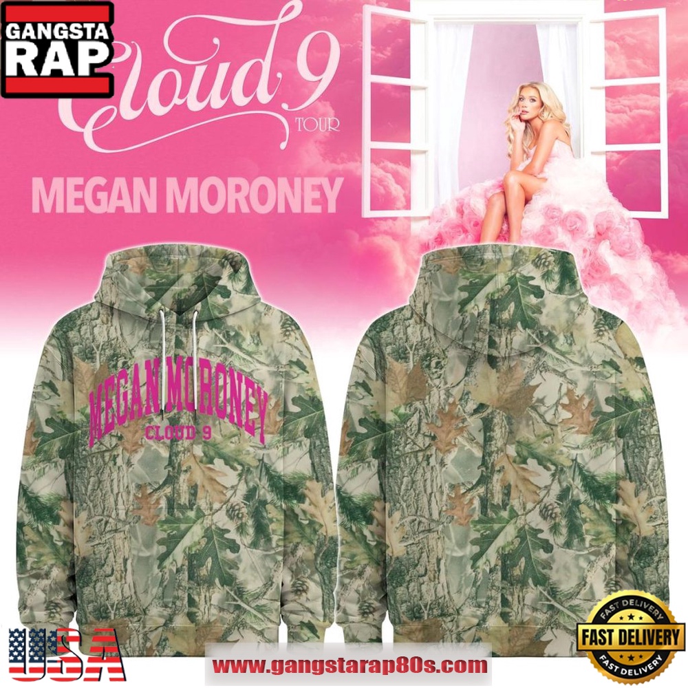 Megan Moroney The Cloud 9 Tour 2026 Camo Hoodie Shirt