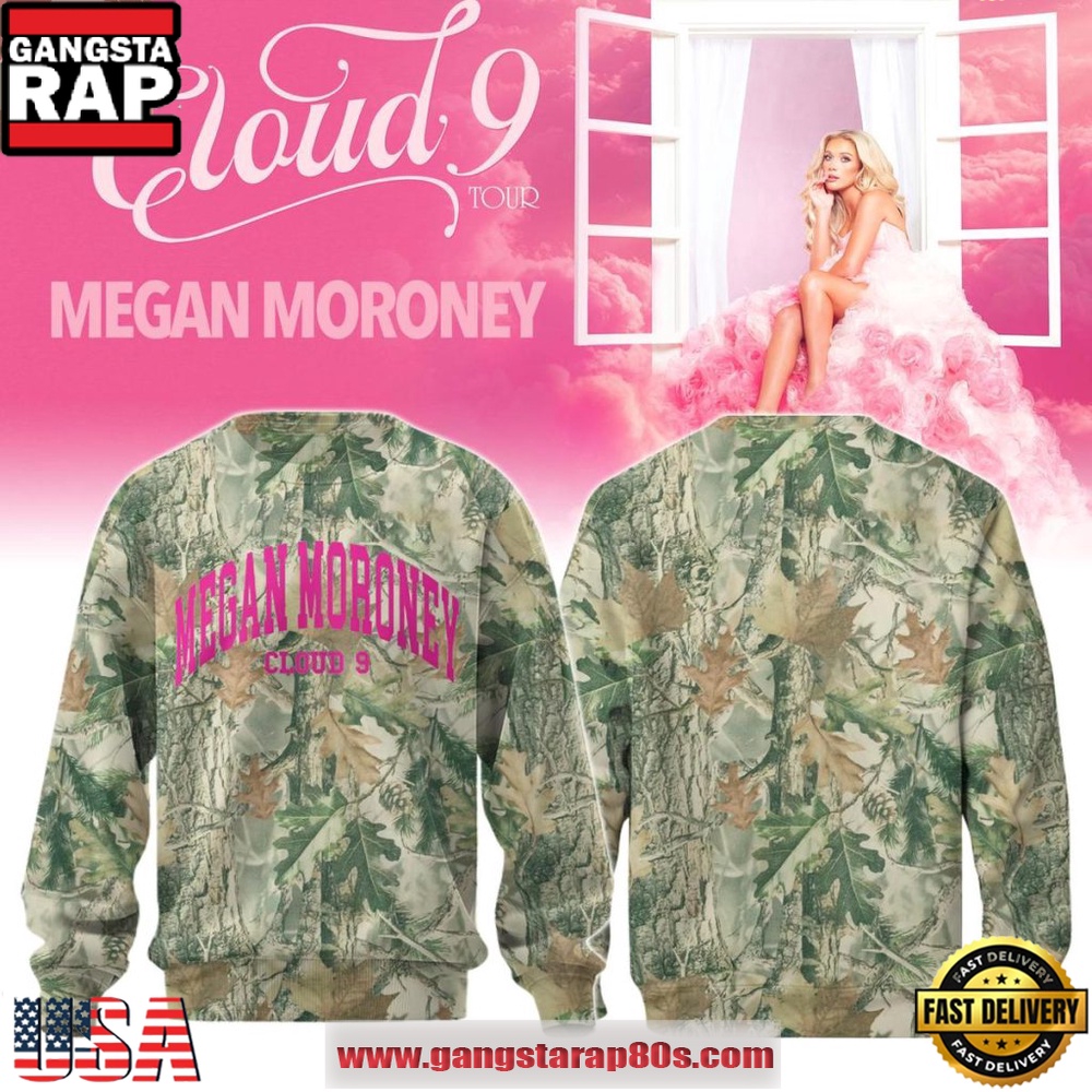 Megan Moroney The Cloud 9 Tour 2026 Camo Sweatshirt
