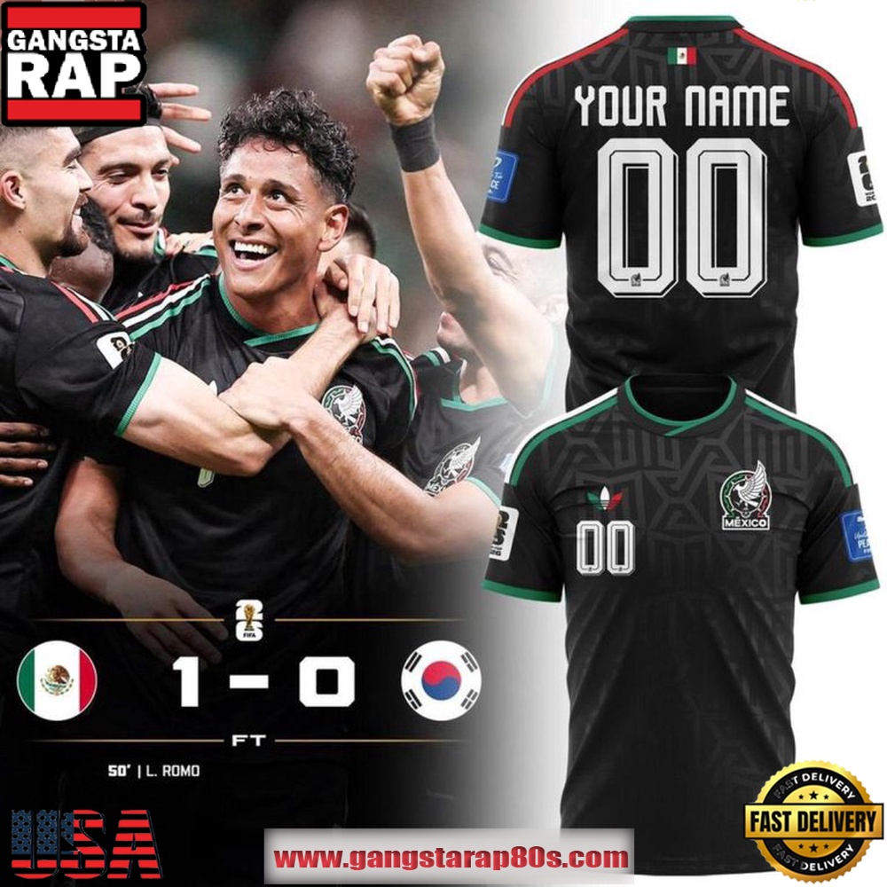 Mexico National Team Soccer 2026 World Cup Replica Personalized T Shirt Mexico National Team Soccer 2026 World Cup Replica Personalized T Shirt