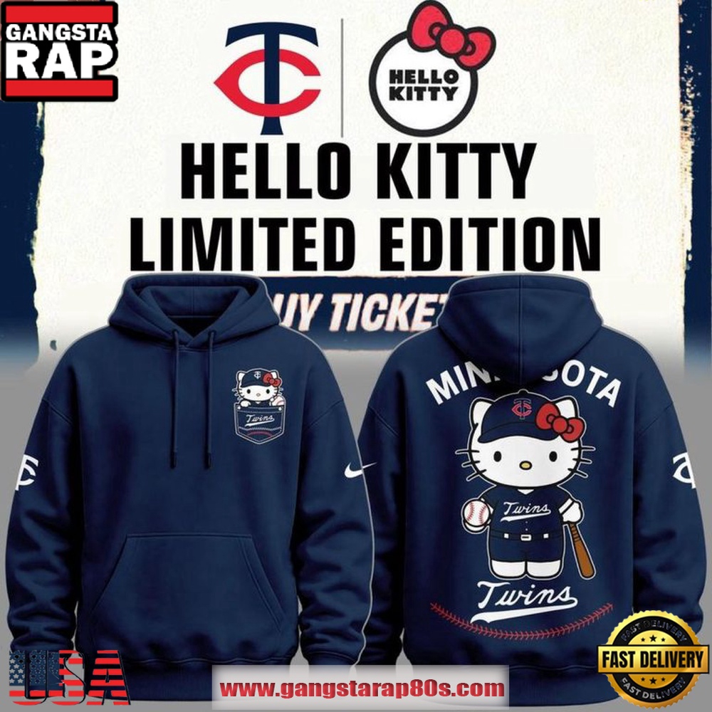 Minnesota Twins x Hello Kitty Night 2026 Limited Edition Hoodie Minnesota Twins x Hello Kitty Night 2026 Limited Edition Hoodie