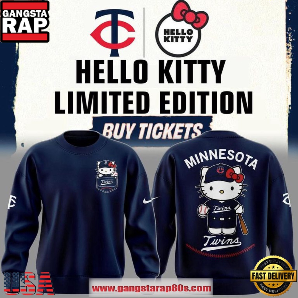 Minnesota Twins x Hello Kitty Night 2026 Limited Edition Sweatshirt