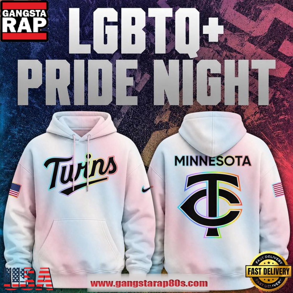 Minnesota Twins x LGBTQ+ Pride Night 2026 New Edition Hoodie Minnesota Twins x LGBTQ+ Pride Night 2026 New Edition Hoodie