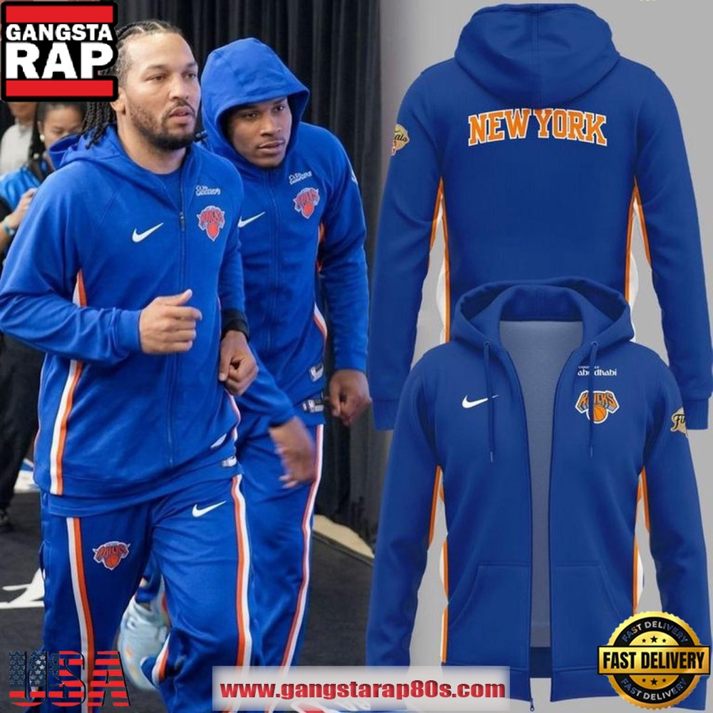 NBA Finals 2026 New York Knicks Zoned Dri-FIT Zip Hoodie NBA Finals 2026 New York Knicks Zoned Dri-FIT Zip Hoodie