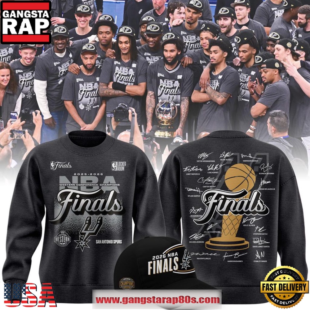 NBA San Antonio Spurs Western Conference Champions 2026 Signature Sweatshit