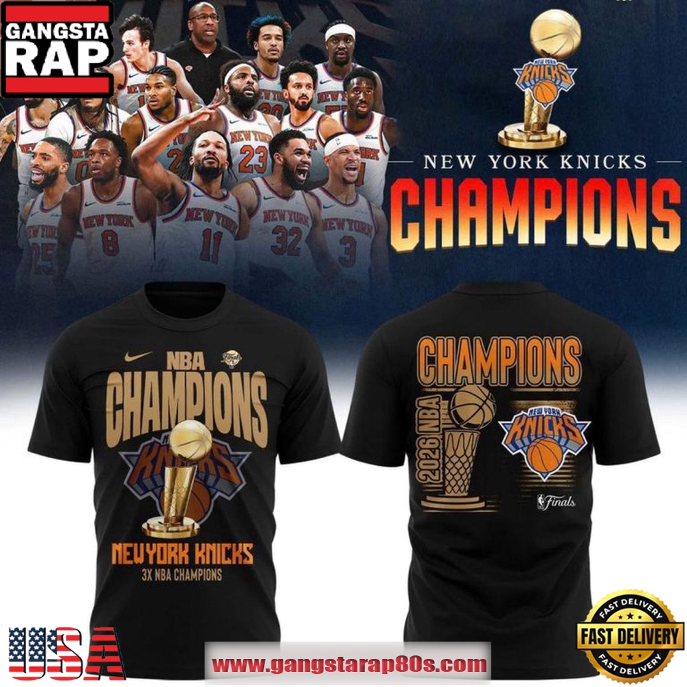 New York Knicks 3x NBA Champions 2026 T Shirt New York Knicks 3x NBA Champions 2026 T Shirt