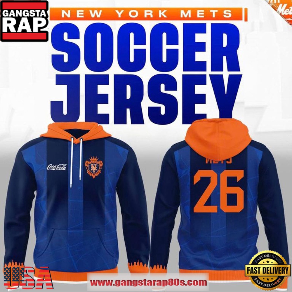 New York Mets Soccer Jersey 2026 Replica All Over Print Hoodie New York Mets Soccer Jersey 2026 Replica All Over Print Hoodie