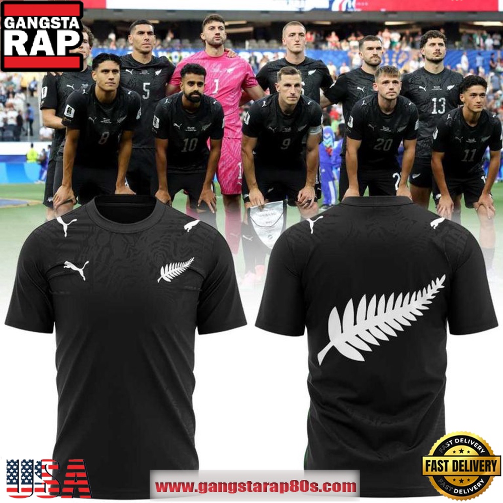 New Zealand Soccer National Team 2026 FIFA World Cup 3D Shirt