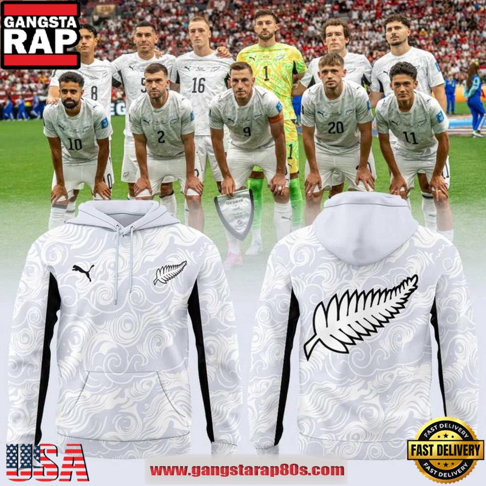 New Zealand Soccer National Team 2026 FIFA World Cup Hoodie New Zealand Soccer National Team 2026 FIFA World Cup Hoodie