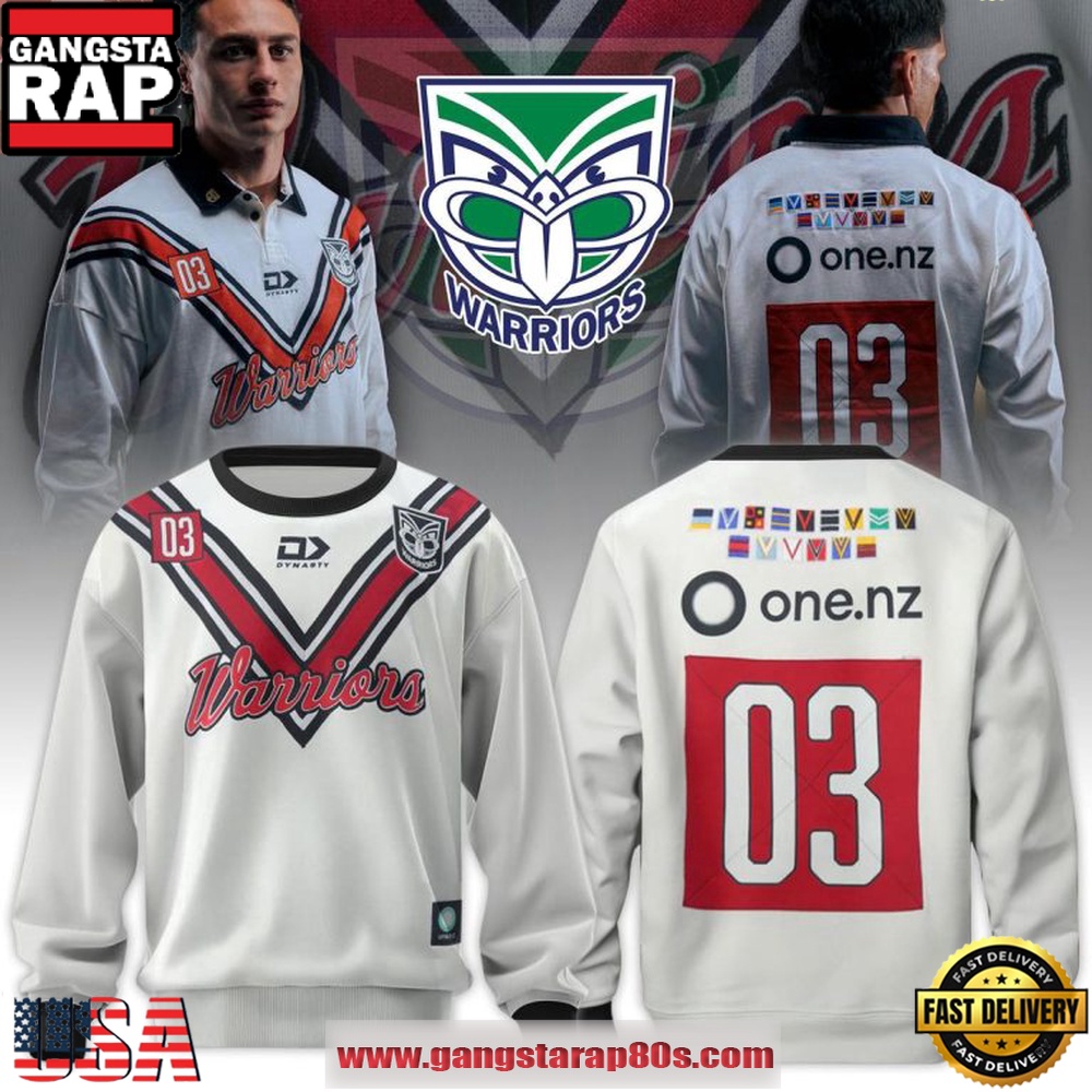 New Zealand Warriors 03 Fauxback 2026 Sweatshirt