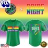 Norfolk Tides x Pride Night 2026 Special Edition Baseball Jersey