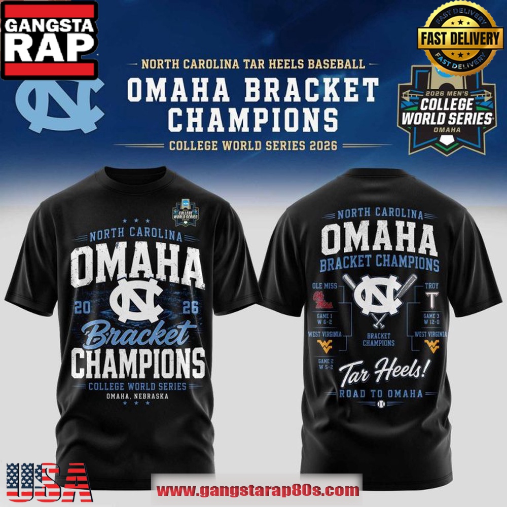 North Carolina Tar Heels Baseball 2026 Omaha Champions Fan T Shirt North Carolina Tar Heels Baseball 2026 Omaha Champions Fan T Shirt