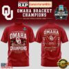 North Carolina Tar Heels Omaha Bracket Championship 3D T Shirt 2 North Carolina Tar Heels Omaha Bracket Championship 3D T Shirt