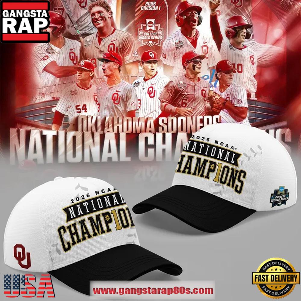 Oklahoma Sooners 2026 NCAA Baseball Men's College World Series Champions Cap