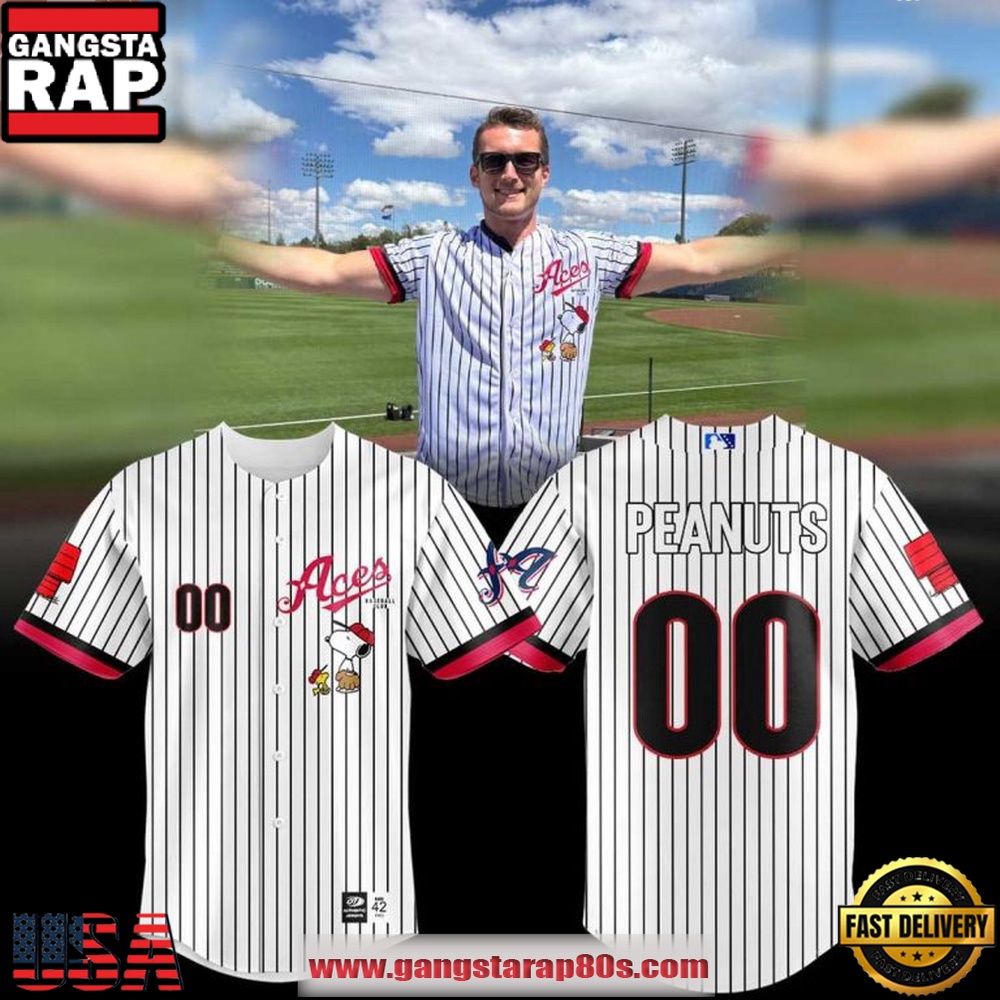 Reno Aces x Peanuts Night 2026 Custom Baseball Jersey