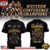 San Antonio Spurs 2026 Western Conference Champions Finals Golden NBA Playoffs Fan T-Shirt
