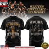 San Antonio Spurs Por Vida Basketball Team Western Conference Champions 2026 T Shirt