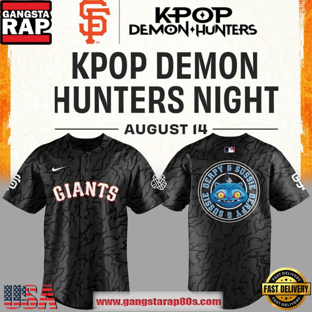 San Francisco Giants x K-Pop Demon Hunters Special Night 2026 Baseball Jersey San Francisco Giants x K-Pop Demon Hunters Special Night 2026 Baseball Jersey