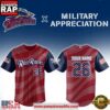 Scranton Wilkes-Barre RailRiders x Military Appreciation 2026 Custom Name Fan Baseball Jersey 3 Scranton Wilkes-Barre RailRiders x Military Appreciation 2026 Custom Name Fan Baseball Jersey