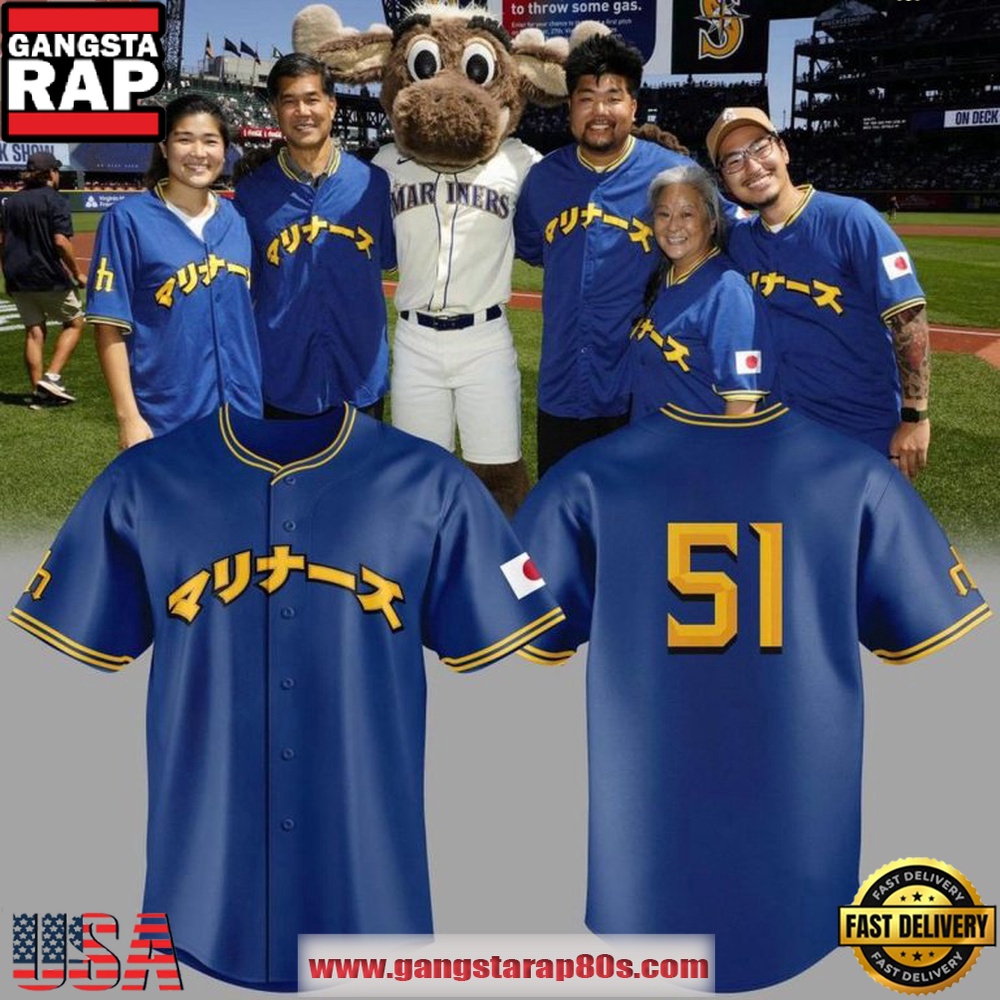 Seattle Mariners Japanese Heritage Celebration 2026 Custom Baseball Jersey
