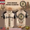 Seattle Mariners x Native American Heritage 2026 Retro MLB Fan Baseball Jersey 2 Seattle Mariners x Native American Heritage 2026 Retro MLB Fan Baseball Jersey