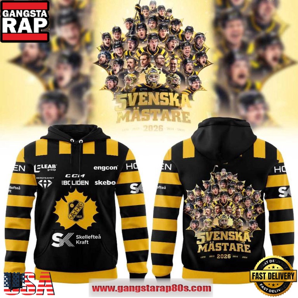 Skellefte? AIK SHL Svenska M?stare 2026 Champions All Over Print Hoodie Skellefte? AIK SHL Svenska M?stare 2026 Champions All Over Print Hoodie