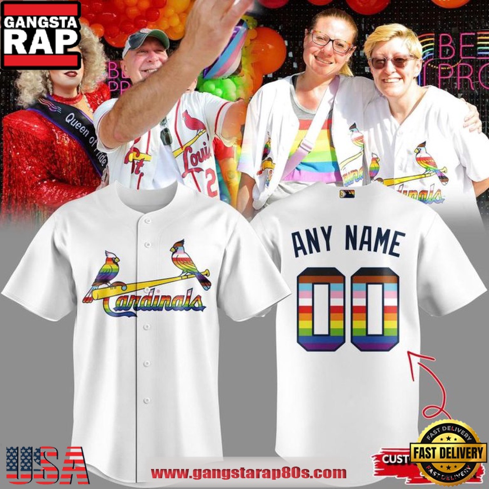 St. Louis Cardinals x Pride Night 2026 Custom Name Number Baseball Jersey St. Louis Cardinals x Pride Night 2026 Custom Name Number Baseball Jersey