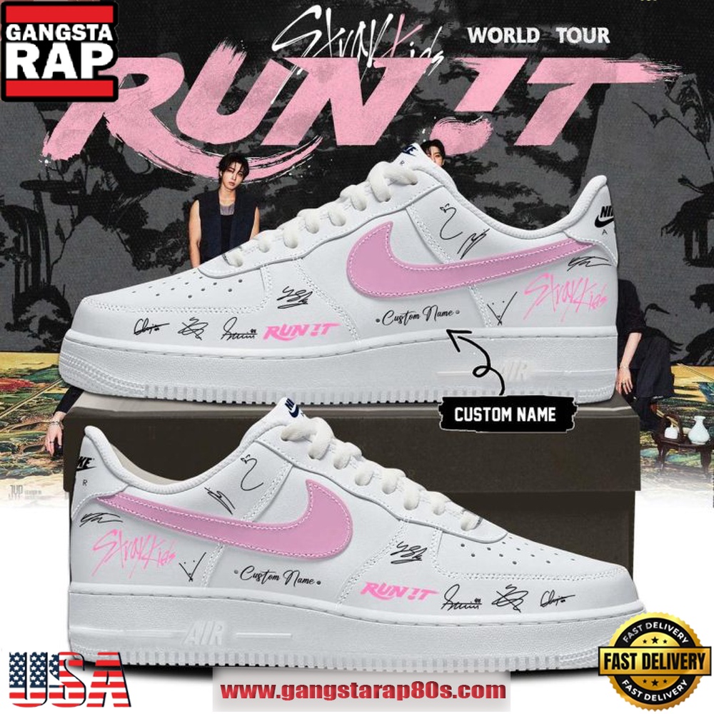 Stray Kids World Tour Run It 2026 Custom Name Air Force 1 Fashions Shoes