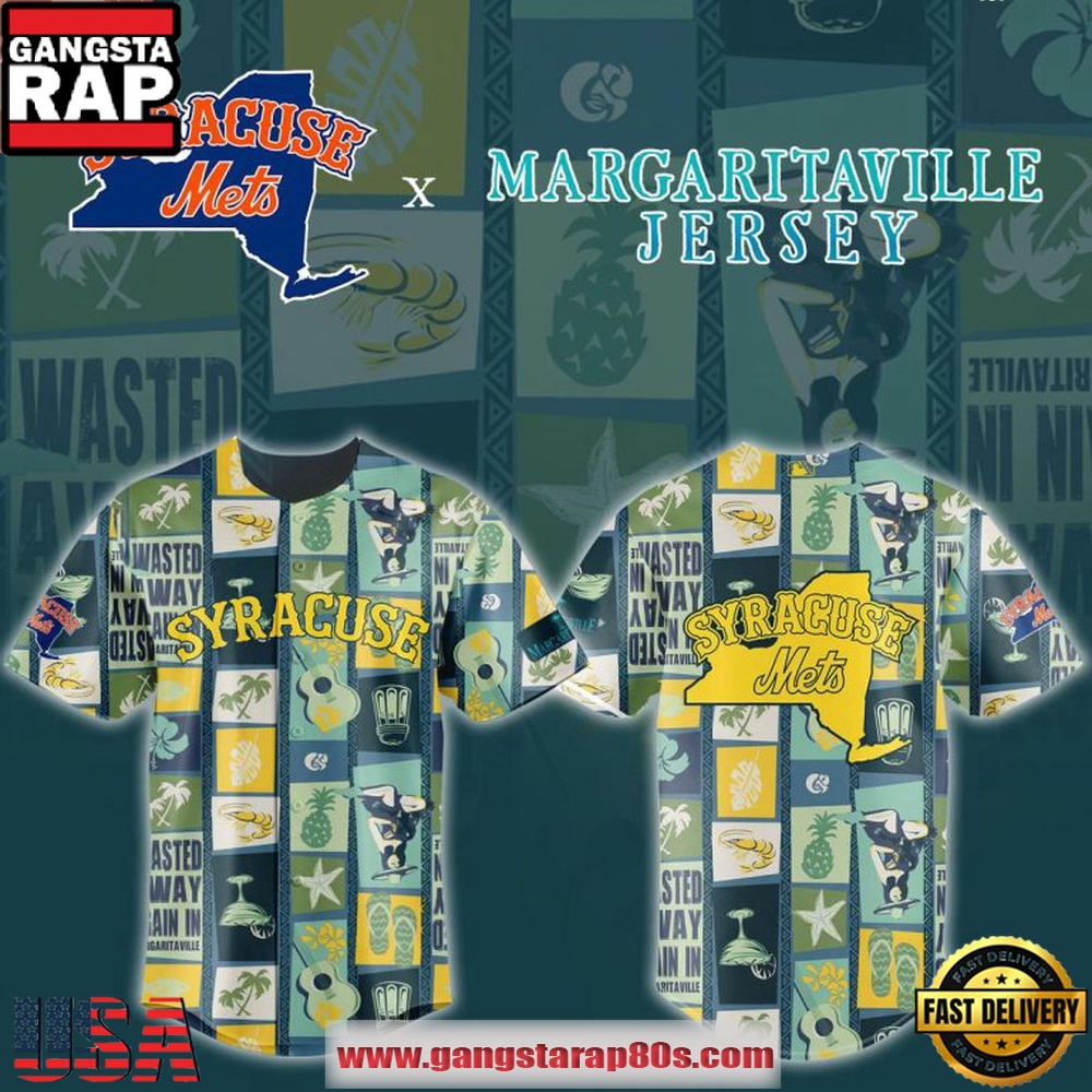 Syracuse Mets 2026 Margaritaville Night Baseball Jersey
