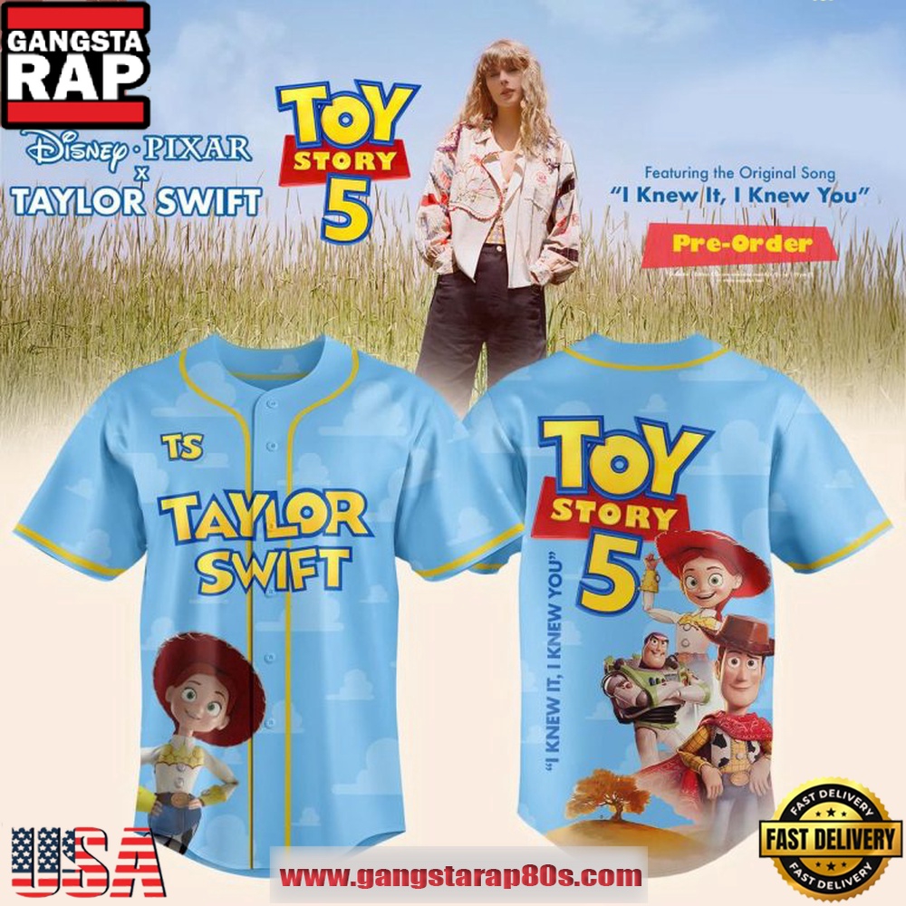 Taylor Swift x Toy Story 5 Original Song I Knew It, I Knew You 2026 Movie Music Crossover Jersey Taylor Swift x Toy Story 5 Original Song I Knew It, I Knew You 2026 Movie Music Crossover Jersey