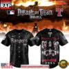 Texas Rangers x Attack on Titan Special Edition 2026 Baseball Jersey